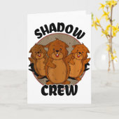 Carte Équipe Shadow Crew Groundhog Day 2024 (Fleur jaune)