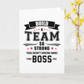 Carte Équipe Travail Esprit Travail Équipe Joueur Awesom (Fleur jaune)