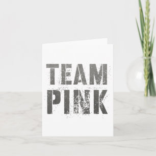 Carte Équipe vintage Pink Summer Camp War Jeu Sport Colo