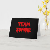Carte Équipe Zombie (Fleur jaune)