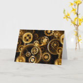 Carte Équipements en laiton sans vapeur (Fleur jaune)