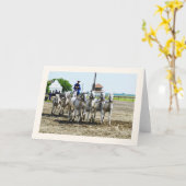 Carte Équitation hongroise (Fleur jaune)