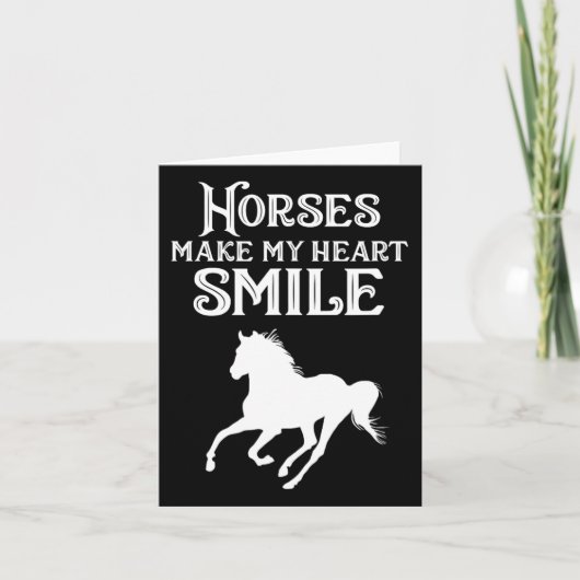 Carte Équitation Pour Cheval Rider Cadeau (Devant)