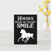 Carte Équitation Pour Cheval Rider Cadeau (Fleur jaune)