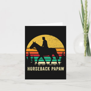 Carte Équitation Rider Papaw Cheval équitation Cheval Re