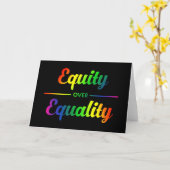 Carte Équité sur égalité LGBT (Fleur jaune)