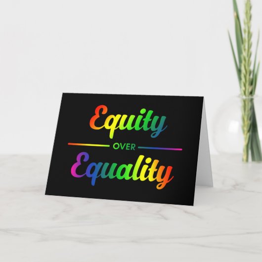 Carte Équité sur égalité LGBT (Devant)