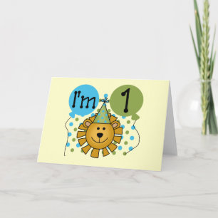 Carte ęr T-shirts et cadeaux d'anniversaire de lion