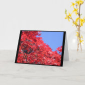 Carte érable japonais (Fleur jaune)