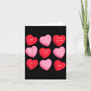 Carte Ergothérapie Cœur Bonbon Saint-Valentin Ot