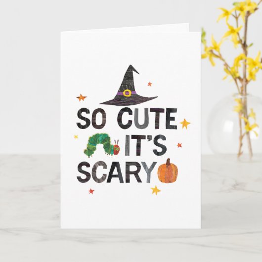 Carte Eric Carle | Alors mignon c'est effrayant (Fleur jaune)