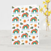 Carte Eric Carle | Caterpillar to Rainbow Butfly (Fleur jaune)