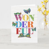 Carte Eric Carle | Merveilleux (Fleur jaune)