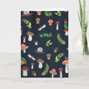 Carte Eric Carle   Motif Bugs et Champignons