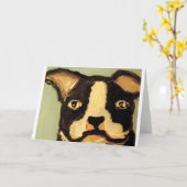 Carte eric hinsburg "chien shop" (Fleur jaune)