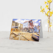 Carte Eric Ravilious - Adelburgh (Fleur jaune)