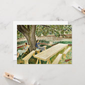 Carte Eric Ravilious - Deux femmes dans un jardin, (Devant/Arrière en situation)