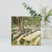 Carte Eric Ravilious - Deux femmes dans un jardin, art (Debout devant)