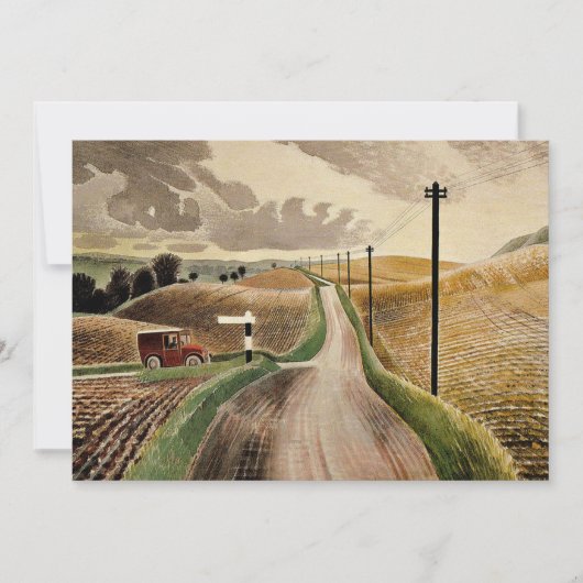 Carte Eric Ravilit, Wiltshire Paysage (Devant)