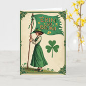 Carte Erin Go Bragh Scene Card (Fleur jaune)