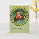 Carte Eringo Bragh St Patricks Day Card (Fleur jaune)