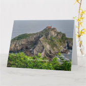 Carte Ermitage basque, San Juan de Gaztelugatxe (Fleur jaune)
