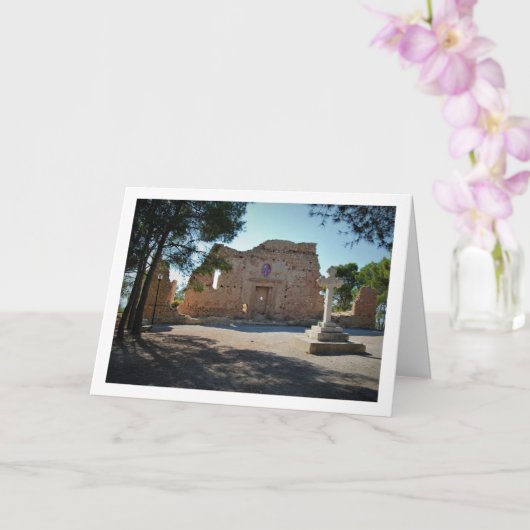 Carte Ermitage de Santa Bárbara Façade, Lliria, Valence (Orchidée)