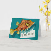 Carte Ernst Haeckel Hi and hello CC0512 Greeting Card (Fleur jaune)