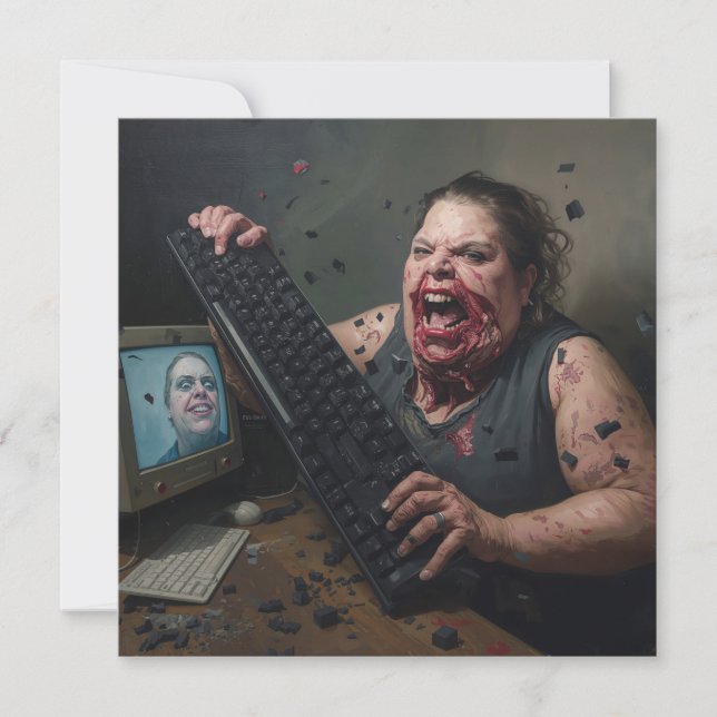 Carte Erreur de Rage : Défaillance Système - Ctrl Alt Dé (Devant)