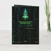Carte Erreur Système Crâne Cyberpunk Hurleur Vert (Dos)