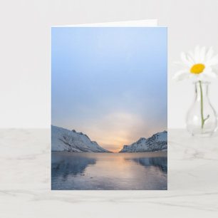 Carte Ersfjorden Kvaloya Norvège