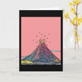 Carte Éruption volcanique Volcan Éruption volcanique Lav (Fleur jaune)