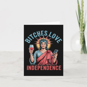 Carte Es Love Independence Funny 4 Juillet Pour Femmes