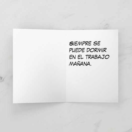 Carte Es su cumpleaños. (Intérieur)