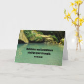 Carte Ésaïe 30:15 (Fleur jaune)