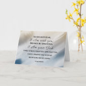 Carte Ésaïe 41:10 Ne craignez pas car je suis avec vous (Fleur jaune)