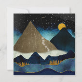 Carte Escalade en montagne d'or (Dos)