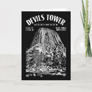 Carte Escalade Grimpeur Devils Tower Bear Lodge Grimpe