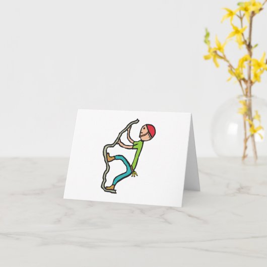 Carte Escalade rocheuse (Fleur jaune)