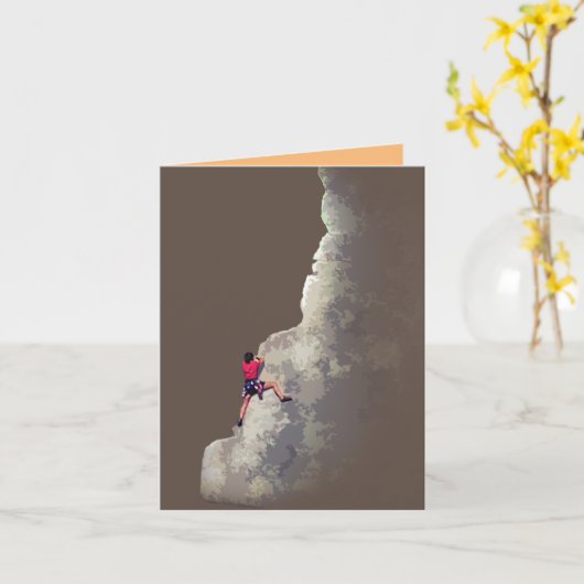 Carte Escalade rocheuse (Fleur jaune)