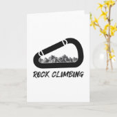 Carte Escalade Rock Mountains Climber Climber Randonnée  (Fleur jaune)