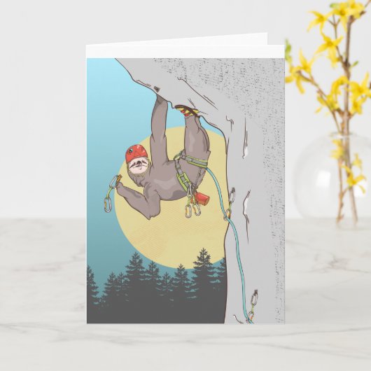 Carte Escalade Sloth Rock (Fleur jaune)