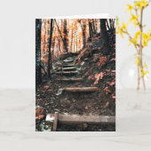 Carte Escalier en haut de la montagne (Fleur jaune)