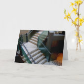 Carte Escalier en verre (Fleur jaune)