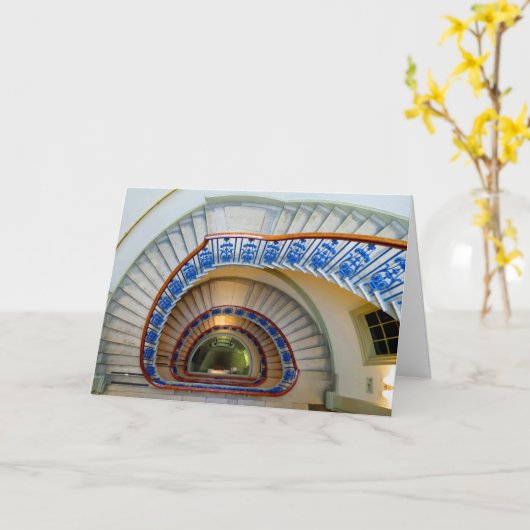 Carte Escalier Spiral (Fleur jaune)
