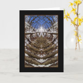 Carte Escalier vers le ciel (Fleur jaune)