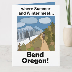 Carte Escapade de week-end à Bend Oregon, ambiance doubl