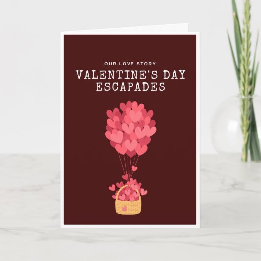 Carte Escapades de la Saint-Valentin (Devant)