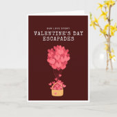 Carte Escapades de la Saint-Valentin (Fleur jaune)