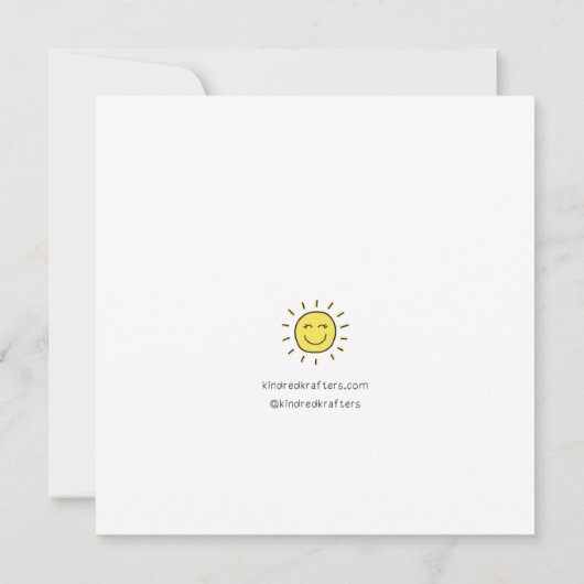 Carte Escargot de fête (Dos)